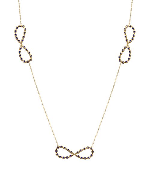 Infinito Triple Necklace-gold copy Infinito Necklace