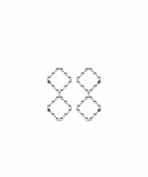 MVBEU-A8-SJG Beuo Mini Mirror Earrings