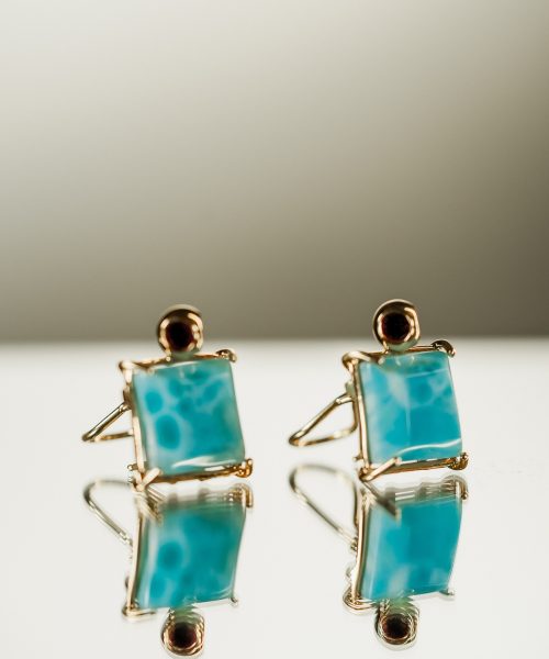MVDUE-A1-G Duet Larimar Studs