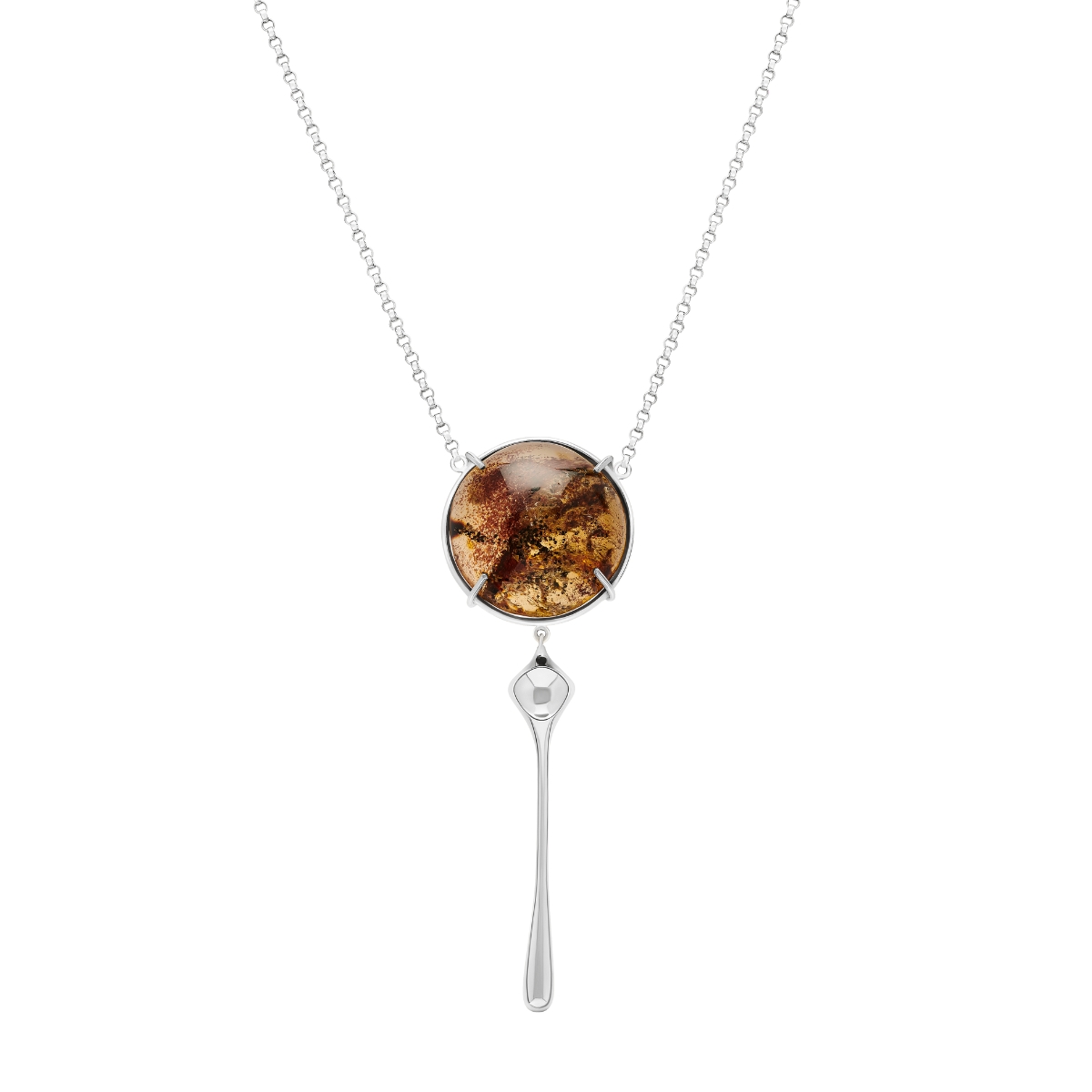 Golden Hour Drop Amber  Pendant