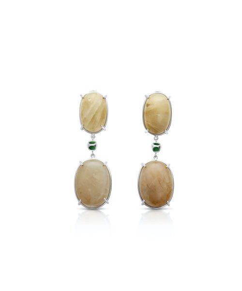 MVHUR-A20-S Cauni Moonstone Earrings