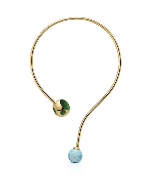 Huritá Sphere Larimar Choker