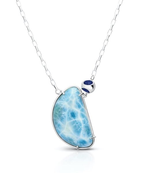 MVHUR-B10-S-N Petite Larimar Fancy Oval Chain