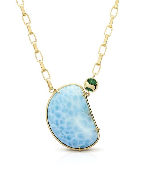 MVHUR-B11-G-n Petite Larimar Fancy Square Chain