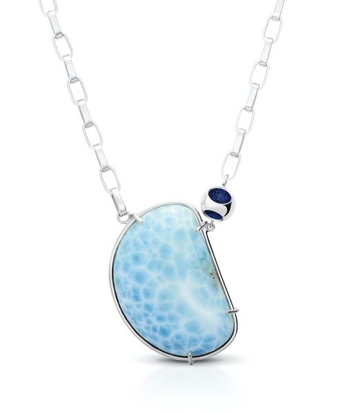 MVHUR-B11-S-n Petite Larimar Fancy Square Chain
