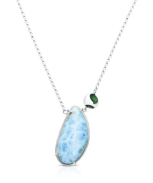 MVHUR-B25-SJG Petite Larimar Necklace