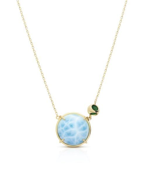 Minute Larimar Pendant