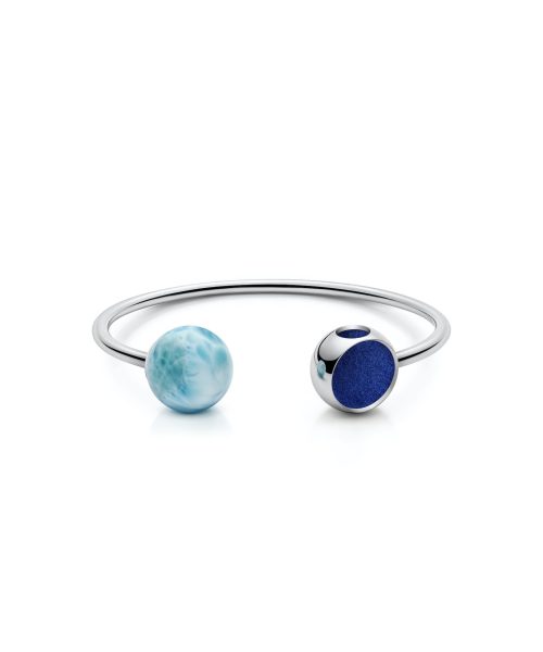 Huritá Sphere Larimar Bangle