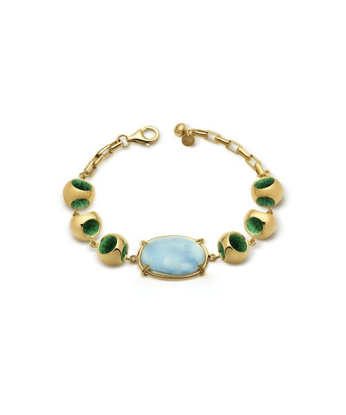 Infinity Petite Larimar Bracelet