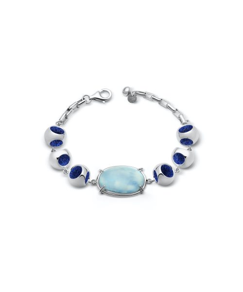 Infinity Petite Larimar Bracelet