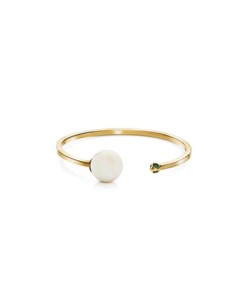 Teeny Moonstone Cuff