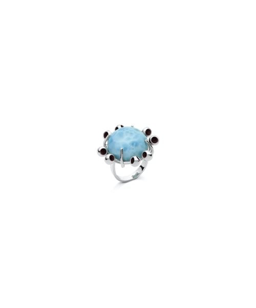 Saria Teeny Larimar Ring