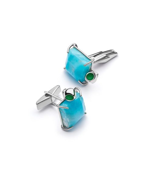 MVHUR-E9-S-1.jpg Rise Larimar Cufflinks