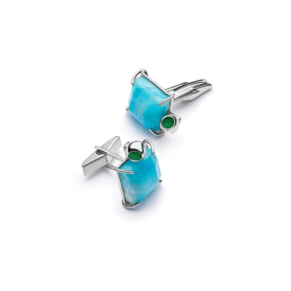 Rise Larimar Cufflinks