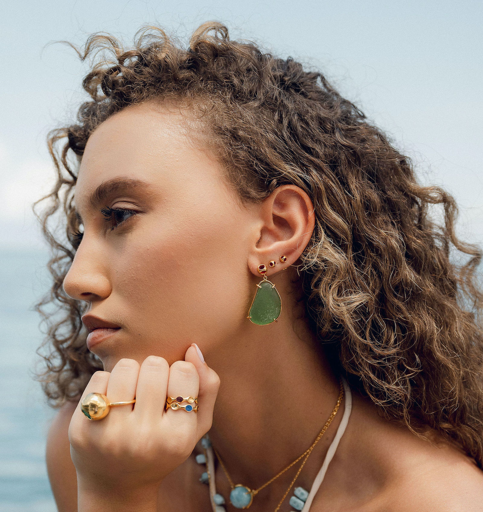 Seaglass Shore Earrings - Image 2